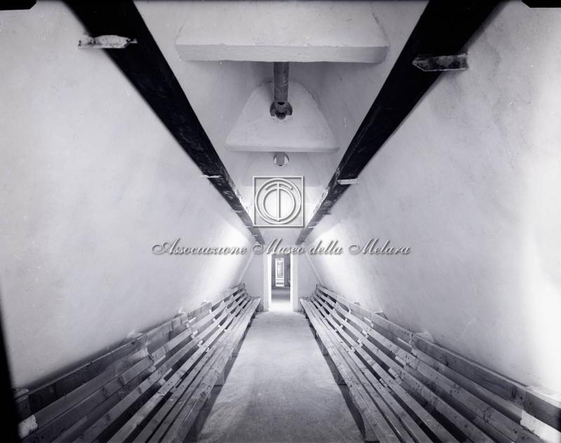 Interno del rifugio antiaereo