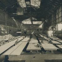 Tettoia "D" per la tracciatura dei materiali da scafo