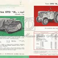 Trattrice OTO C18 a cingoli - Scheda prodotto