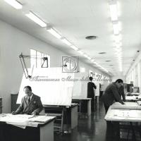 Disegnatori tecnici al lavoro