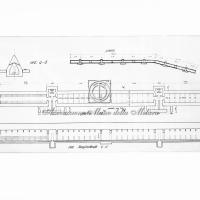 Sezioni e pianta di rifugio antiaereo